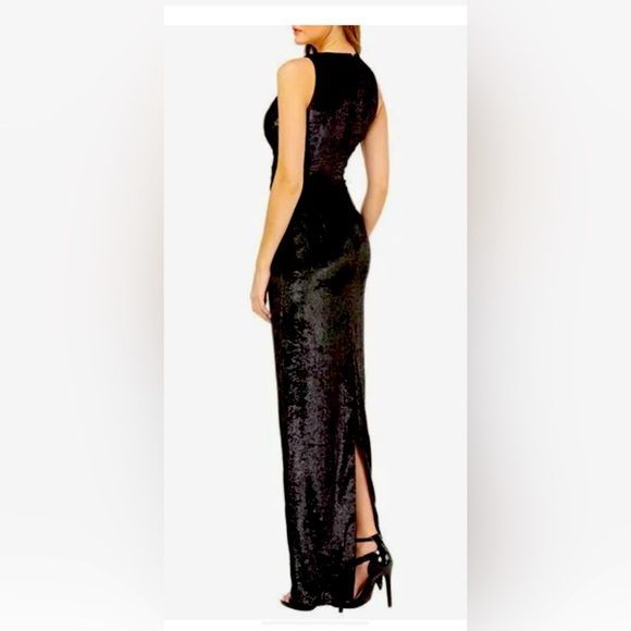 JS Collection Formal or Prom Black Long w/ - Main Image